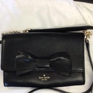 Kate spade little black bow handbag